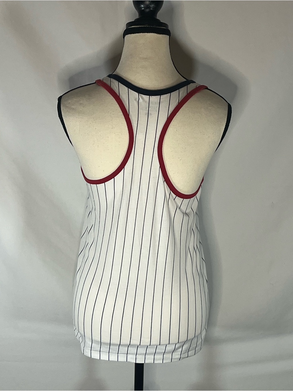 5th & Ocean New Era St Louis Cardinals Pinstripe Glitter Women’s Tank Top Small - Picture 5 of 8